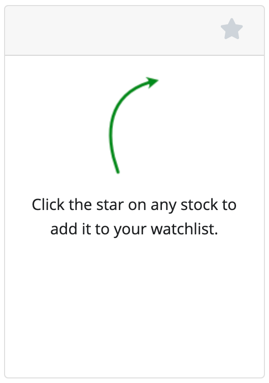 Add a stock to your Drift Trader watchlist