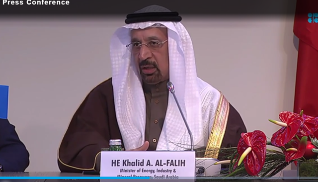 Saudi Energy Minister Khalid Al-Falih 