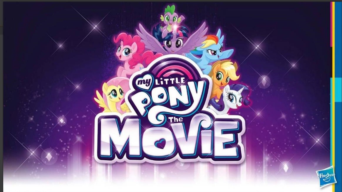 My Little Pony: The Movie poster, Hasbro’s first movie release